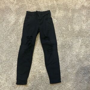 American Eagle black jeans size 0 short in women’s